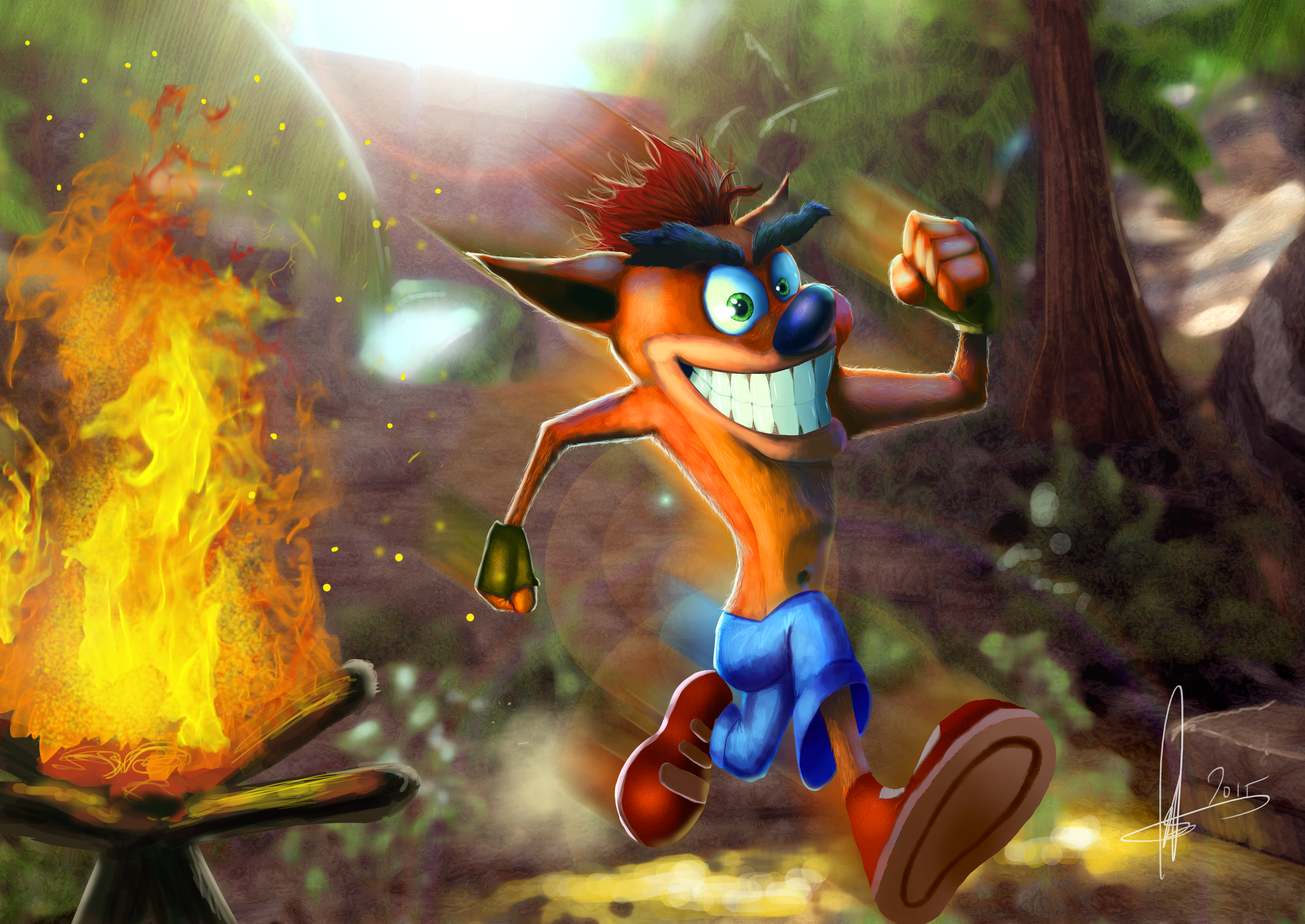 Video Game Crash Bandicoot HD Wallpaper | Background Image