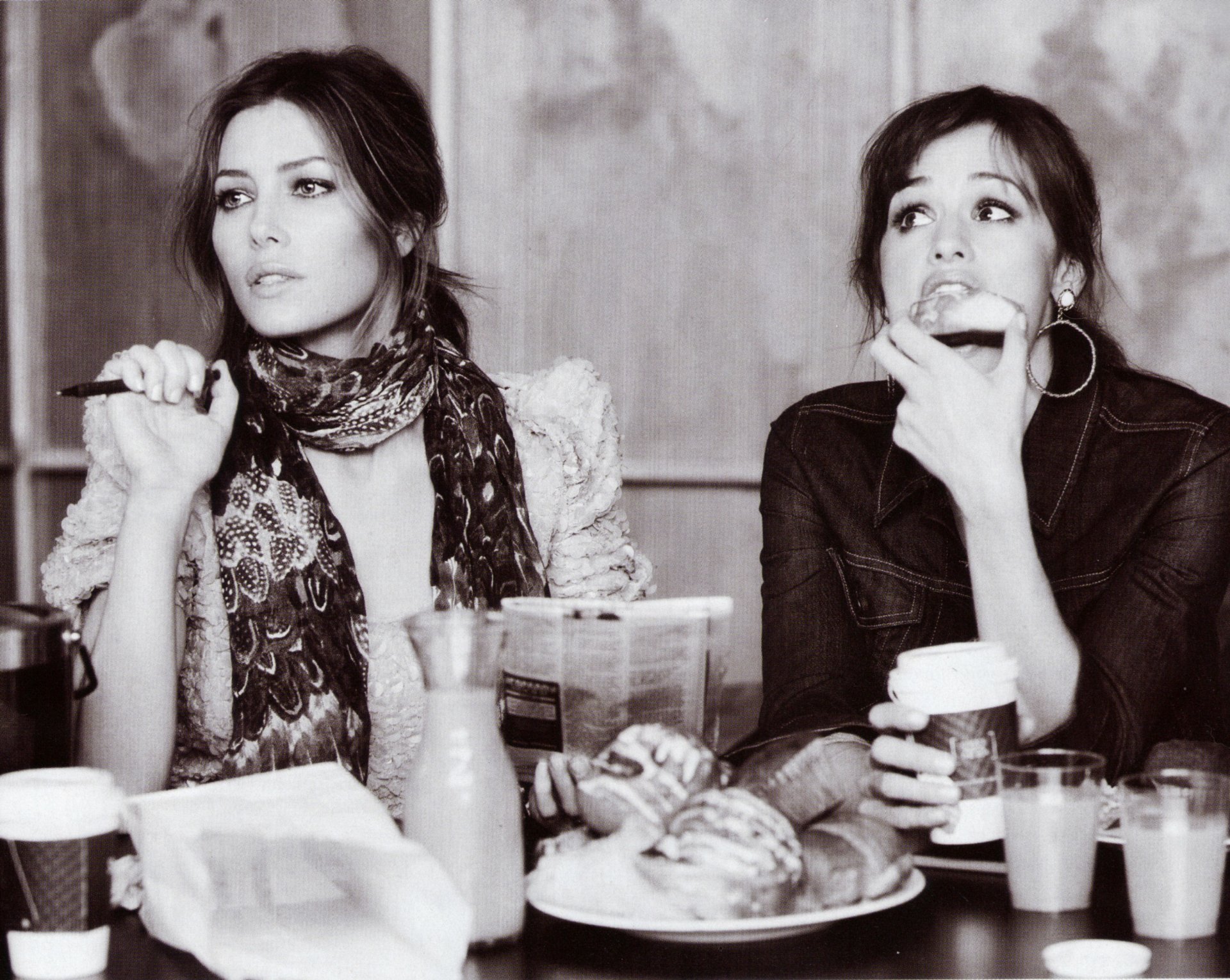 Download Jessica Biel Jennifer Garner Celebrity Actor HD Wallpaper