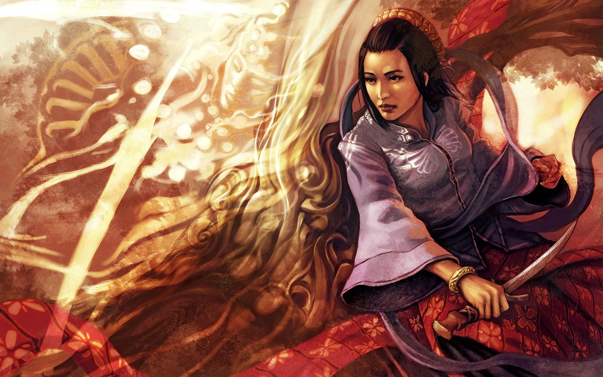 Download Fantasy Woman Warrior HD Wallpaper | 1920x1200 | Wallpaper Abyss