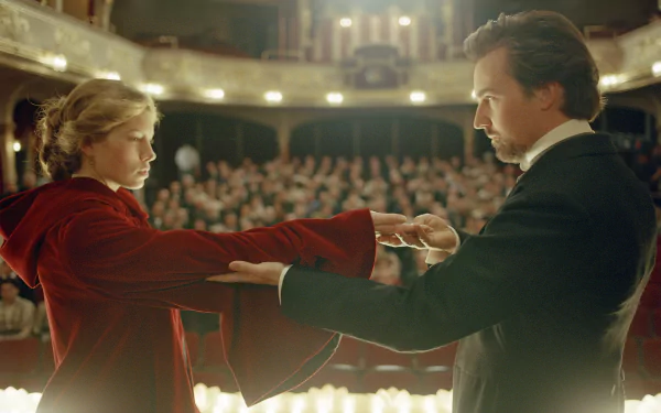 Edward Norton Jessica Biel movie The Illusionist HD Desktop Wallpaper | Background Image