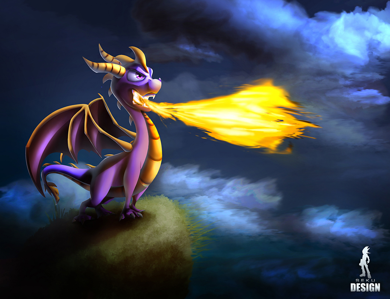 Video Game Spyro the Dragon Wallpaper