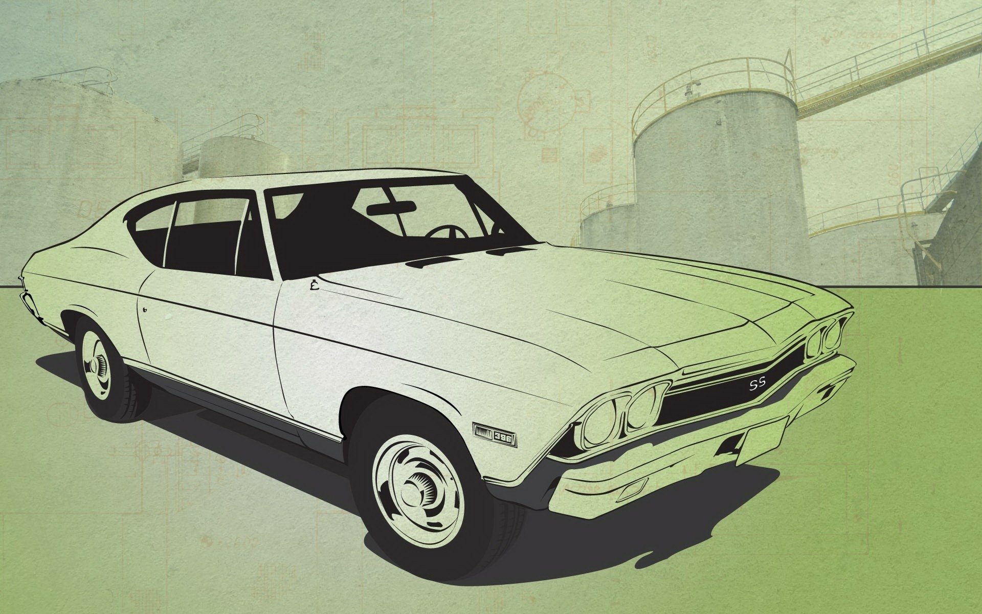 Download Vehicle Chevrolet Chevelle HD Wallpaper