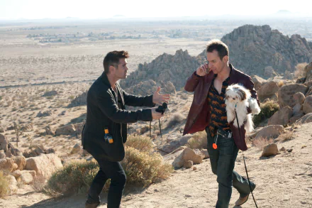 Marty (Seven Psychopaths) Colin Farrell Billy (Seven Psychopaths) Sam Rockwell movie Seven Psychopaths HD Desktop Wallpaper | Background Image