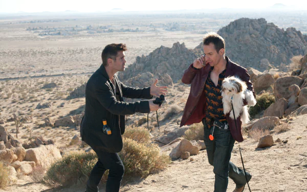 Marty (Seven Psychopaths) Colin Farrell Billy (Seven Psychopaths) Sam Rockwell movie Seven Psychopaths HD Desktop Wallpaper | Background Image