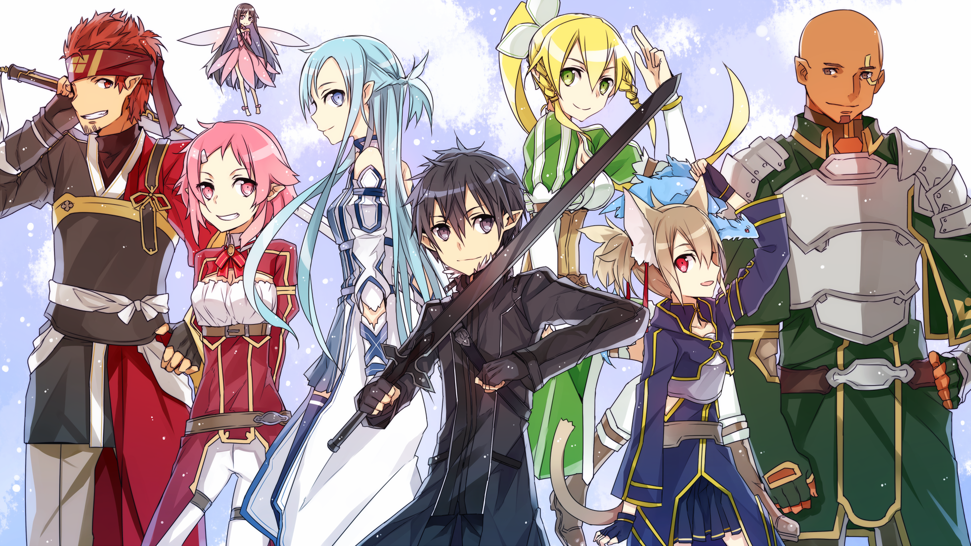 Анимированные обои sword art online