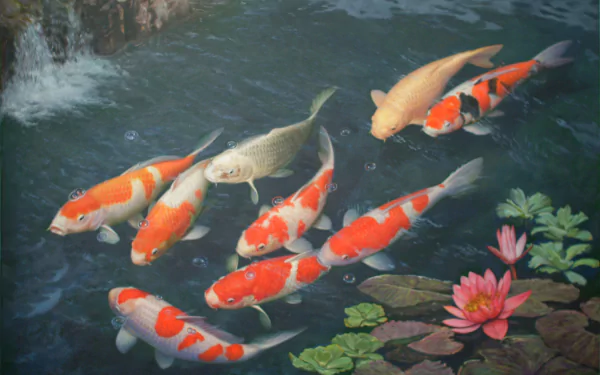 Animal koi HD Desktop Wallpaper | Background Image