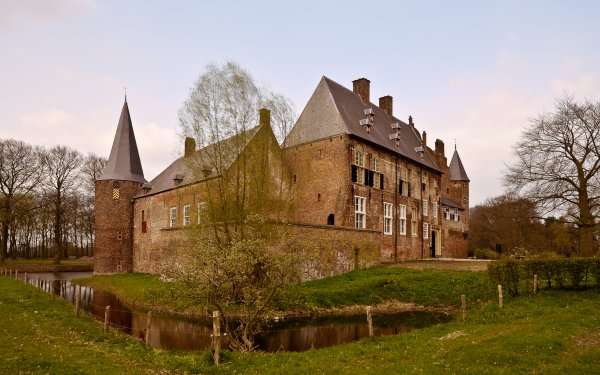 Man Made Kasteel Hernen Castles Netherlands HD Wallpaper | Background Image