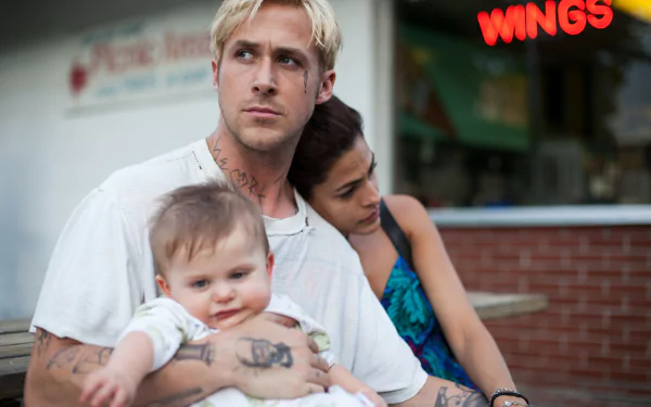 Romina (The Place Beyond The Pines) Eva Mendes Luke (The Place Beyond the Pines) Ryan Gosling movie The Place Beyond the Pines HD Desktop Wallpaper | Background Image