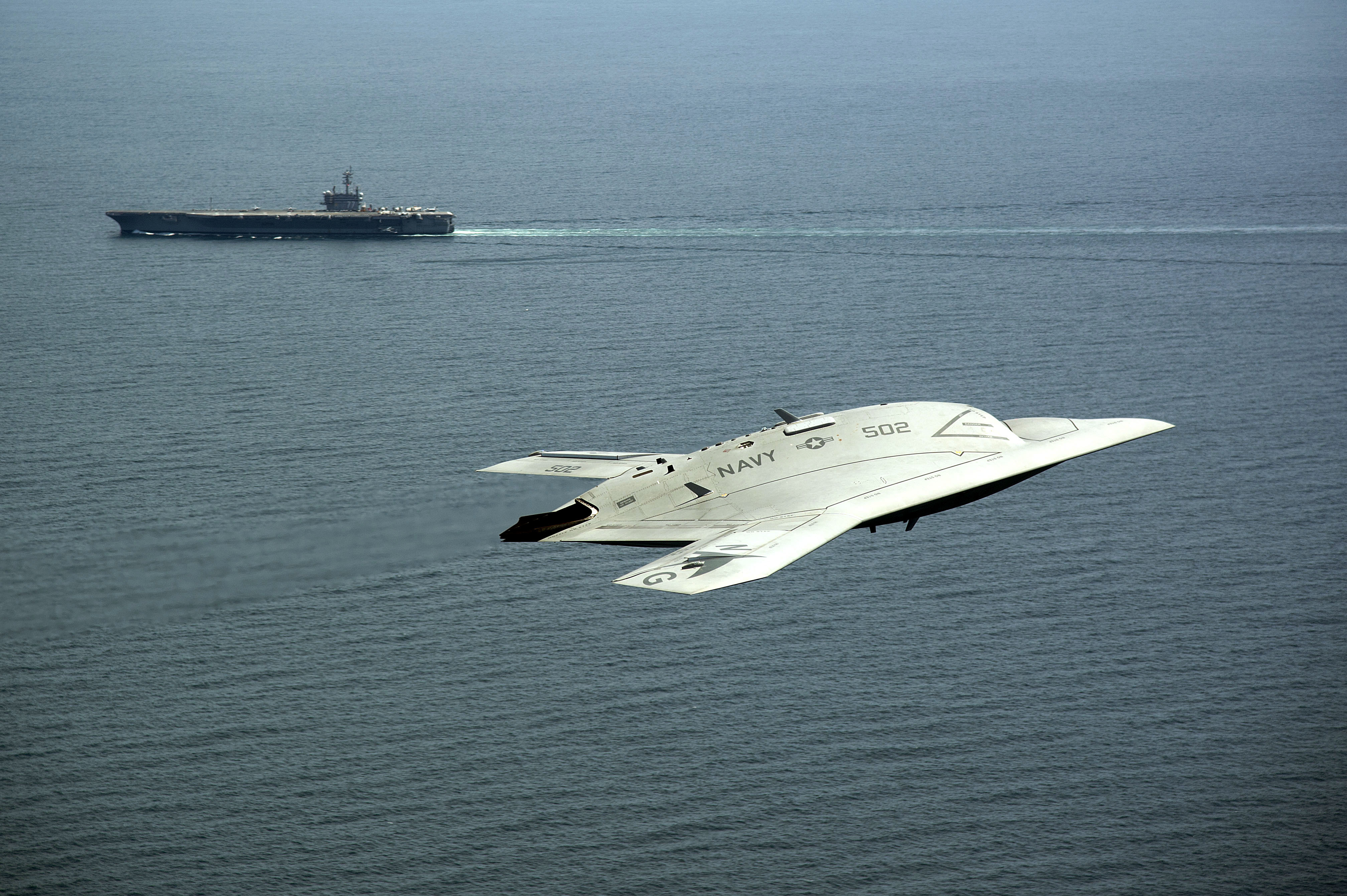 Military Northrop Grumman X-47B HD Wallpaper | Background Image