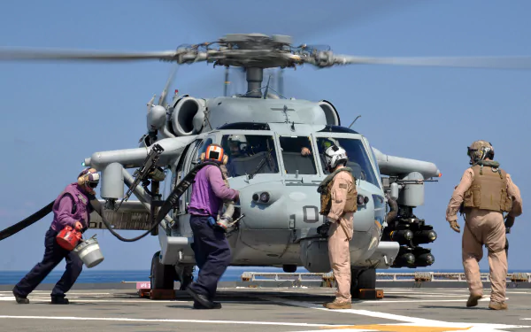  Sikorsky Mh-60s Seahawk by Nathanael Miller