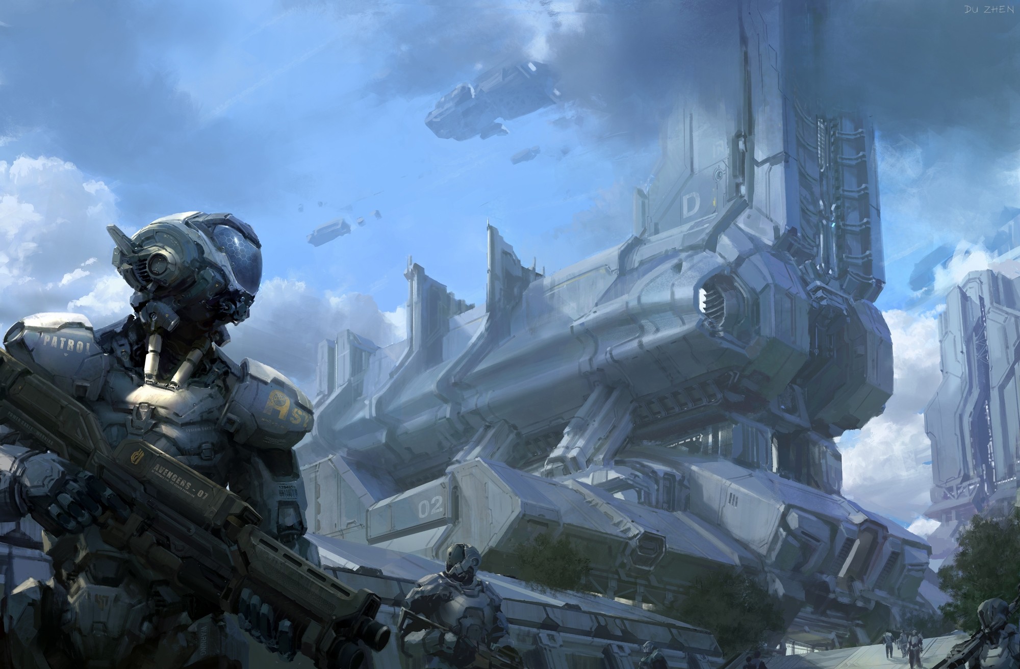 Download Sci Fi Robot HD Wallpaper