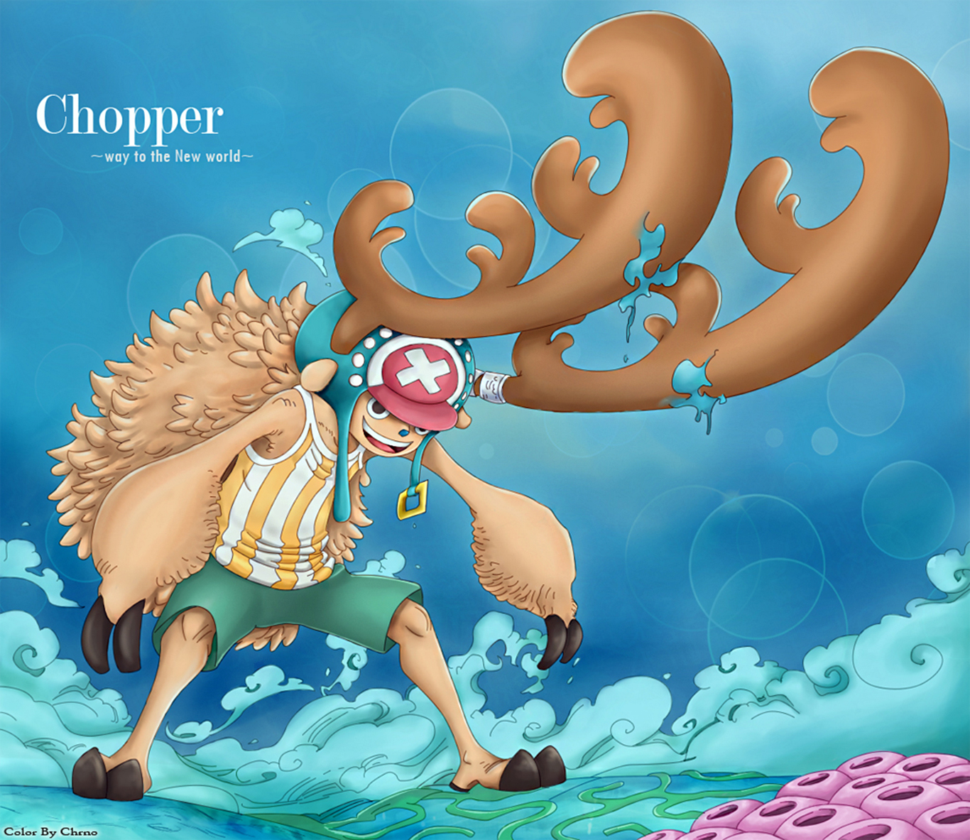 one piece chopper wallpaper