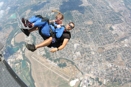 skydiving Sports HD Desktop Wallpaper | Background Image