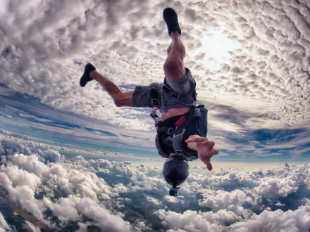 skydiving Sports HD Desktop Wallpaper | Background Image