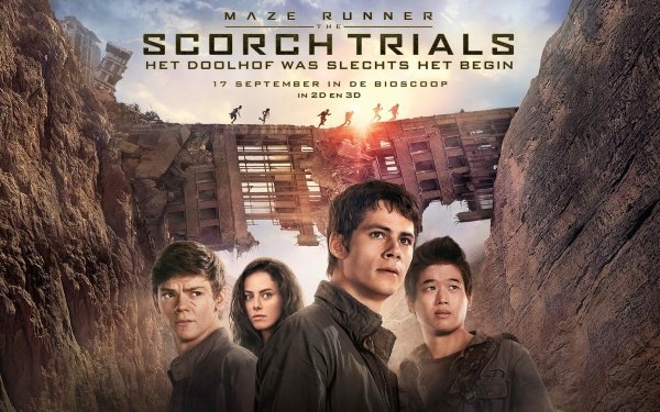Movie Maze Runner: The Scorch Trials Kaya Scodelario Thomas Brodie-Sangster Dylan O'Brien Ki Hong Lee HD Wallpaper | Background Image
