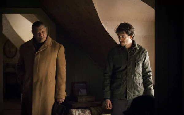 Hugh Dancy Laurence Fishburne TV Show Hannibal HD Desktop Wallpaper | Background Image