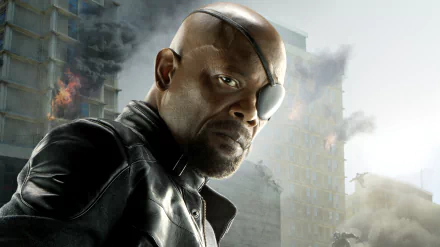 Nick Fury Samuel L. Jackson movie Avengers: Age of Ultron HD Desktop Wallpaper | Background Image