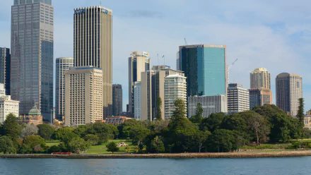  City Of Sydney Surrounded By The Royal Botanic Gardens