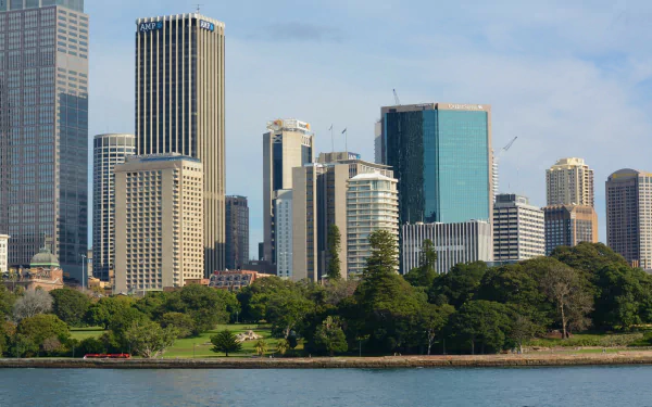  City Of Sydney Surrounded By The Royal Botanic Gardens