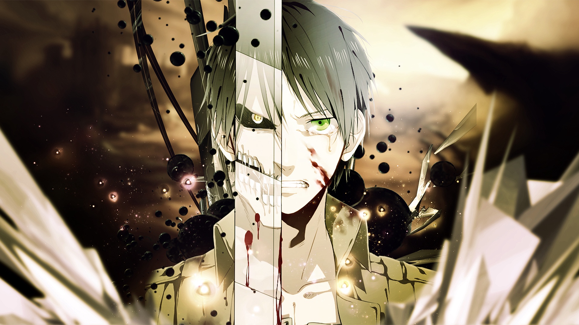 eren jaeger anime attack on titan shingeki no kyojin hd wallpaper