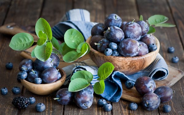 Food Plum Fruit Berry Blueberry HD Wallpaper | Background Image