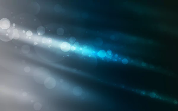 Abstract HD PC desktop wallpaper featuring soft, glowing blue and white light streaks and bokeh effects against a dark background.