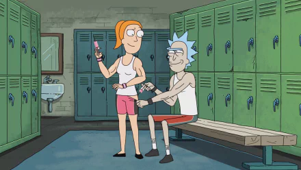 Summer Smith Rick Sanchez TV Show Rick and Morty HD Desktop Wallpaper | Background Image