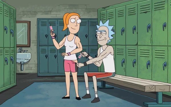 Summer Smith Rick Sanchez TV Show Rick and Morty HD Desktop Wallpaper | Background Image