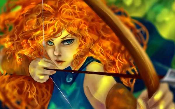 Merida (Brave) Brave (Movie) fantasy movie Brave HD Desktop Wallpaper | Background Image