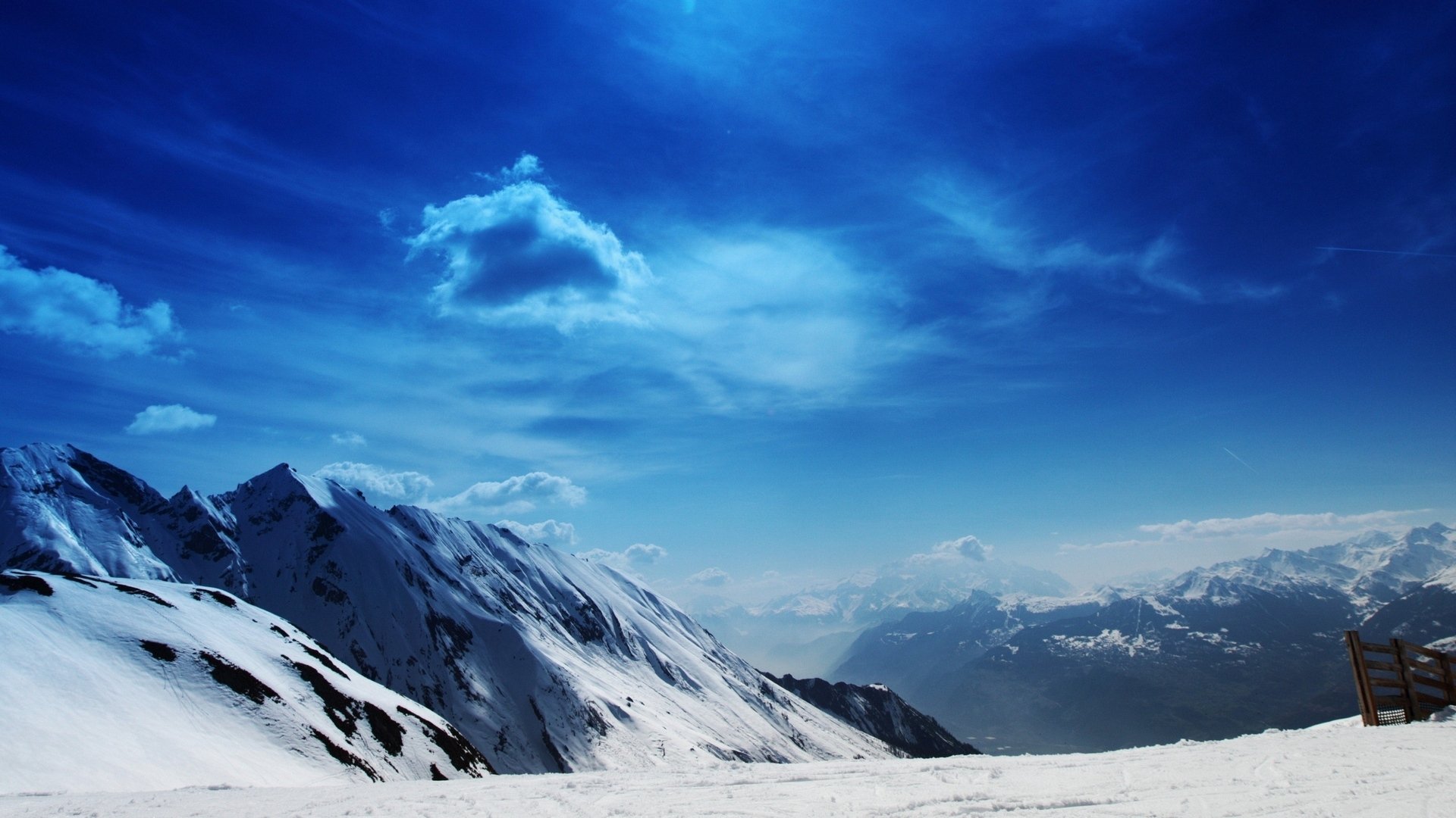 Download Winter Snow Nature Mountain Snowy Mountain HD Wallpaper ...