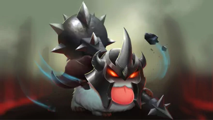 Poro (League Of Legends) Mordekaiser (League Of Legends) video game League Of Legends HD Desktop Wallpaper | Background Image