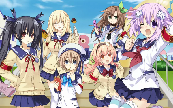 Hyperdimension Neptunia Victory video game Hyperdimension Neptunia HD Desktop Wallpaper | Background Image