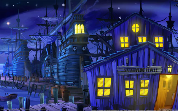 video game Monkey Island: The Secret of Monkey Island (1990) HD Desktop Wallpaper | Background Image