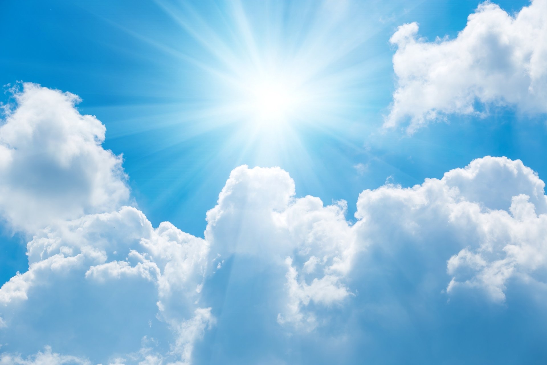 Download Sunbeam Cloud Nature Sky HD Wallpaper