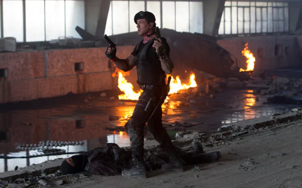 Sylvester Stallone Barney Ross movie The Expendables 3 HD Desktop Wallpaper | Background Image