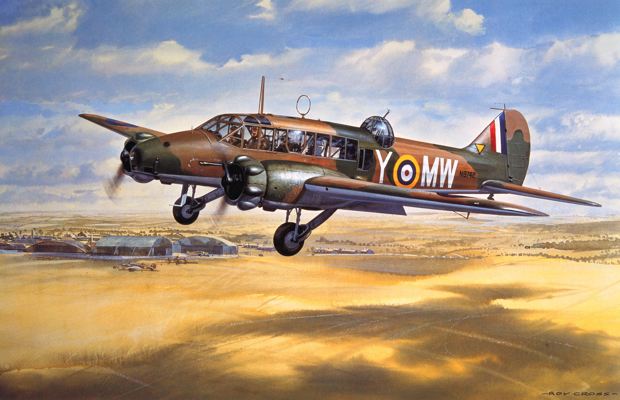 Military Avro Anson HD Wallpaper | Background Image