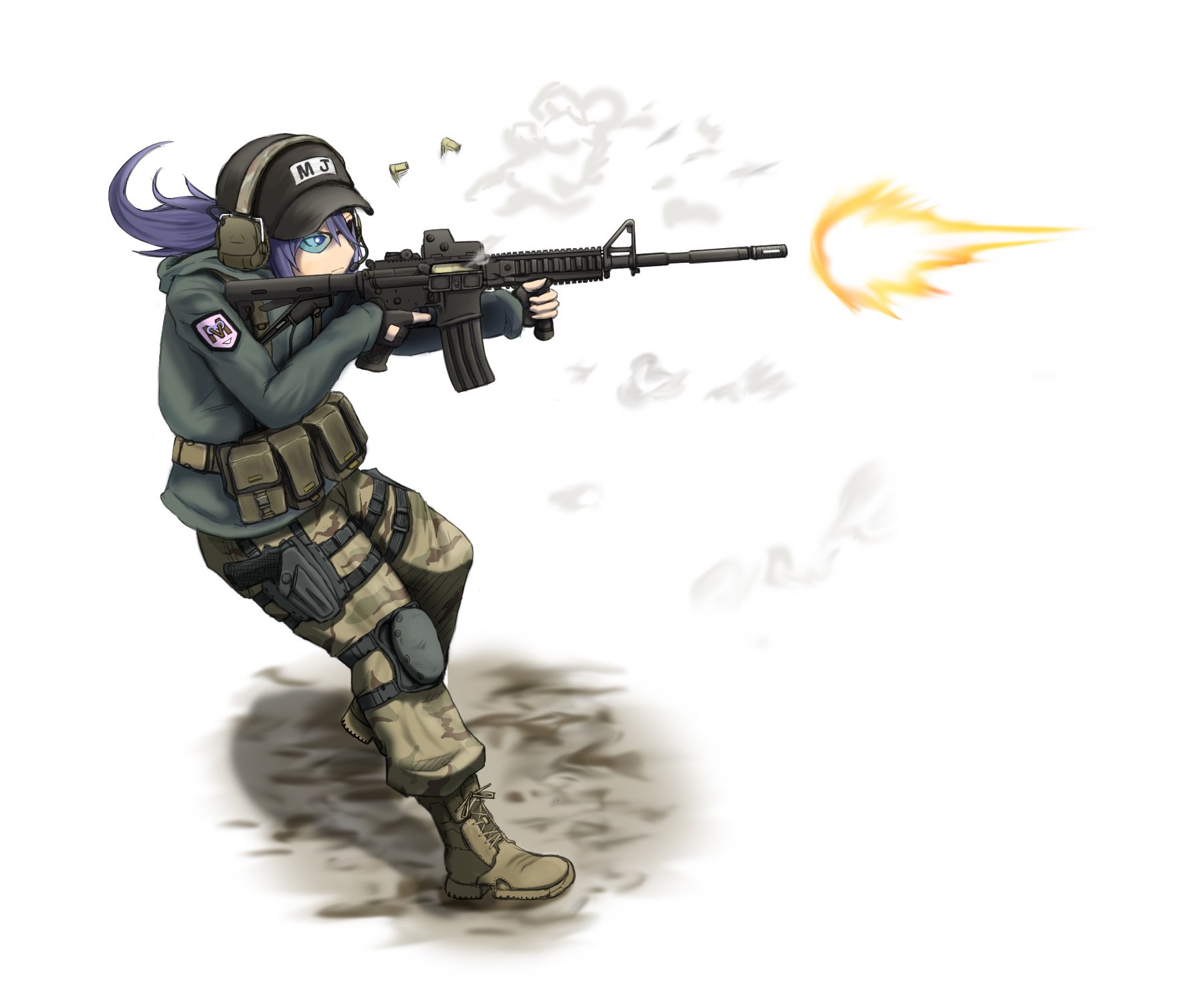 TACTICAL GIRL ANIME ILLUSTRATION - Artists&Clients