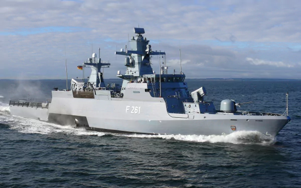 German corvette Magdeburg (F261) corvette (Warship) military german navy HD Desktop Wallpaper | Background Image