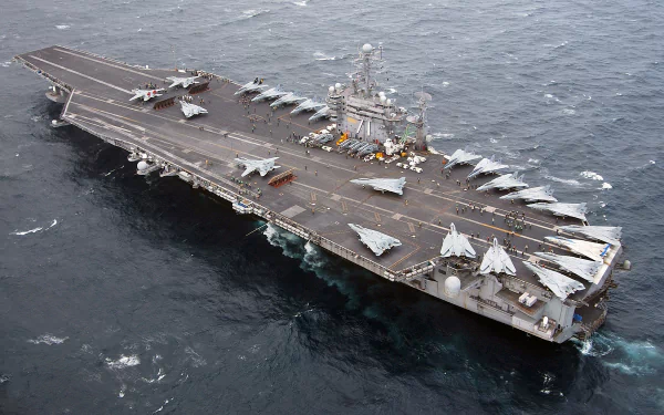 warship aircraft carrier military USS Theodore Roosevelt (CVN-71) HD Desktop Wallpaper | Background Image