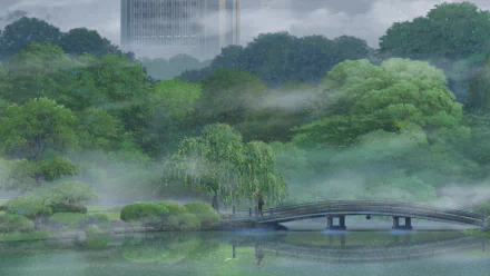 Anime The Garden Of Words HD Desktop Wallpaper | Background Image