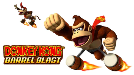 video game Donkey Kong: Barrel Blast HD Desktop Wallpaper | Background Image