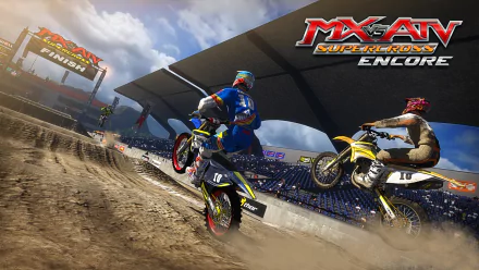 video game MX vs. ATV Supercross Encore HD Desktop Wallpaper | Background Image