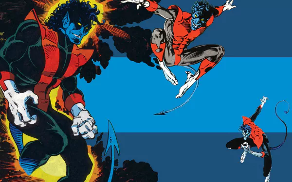 Nightcrawler (Marvel Comics) Comic HD Desktop Wallpaper | Background Image