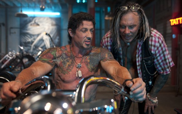 Movie The Expendables Barney Ross Sylvester Stallone Mickey Rourke Tool HD Wallpaper | Background Image