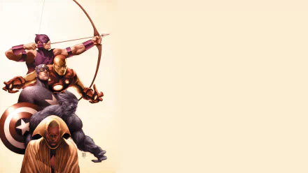 Beast (Marvel Comics) Hawkeye Iron Man Captain America Comic Ultimate Alliance HD Desktop Wallpaper | Background Image