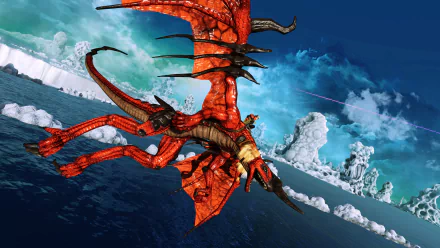 dragon video game Panzer Dragoon Saga HD Desktop Wallpaper | Background Image