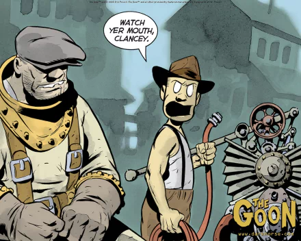 Comic the goon HD Desktop Wallpaper | Background Image