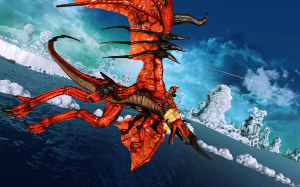dragon video game Panzer Dragoon Saga HD Desktop Wallpaper | Background Image