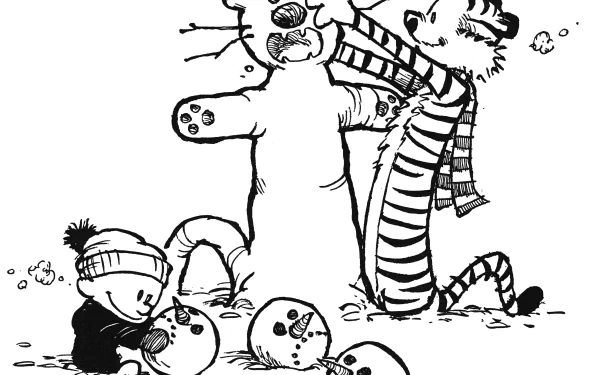 Calvin (Calvin & Hobbes) Hobbes (Calvin & Hobbes) Comic Calvin & Hobbes HD Desktop Wallpaper | Background Image