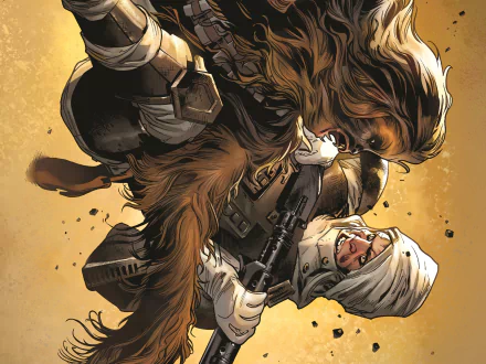 wookie Chewbacca Comic Star Wars HD Desktop Wallpaper | Background Image